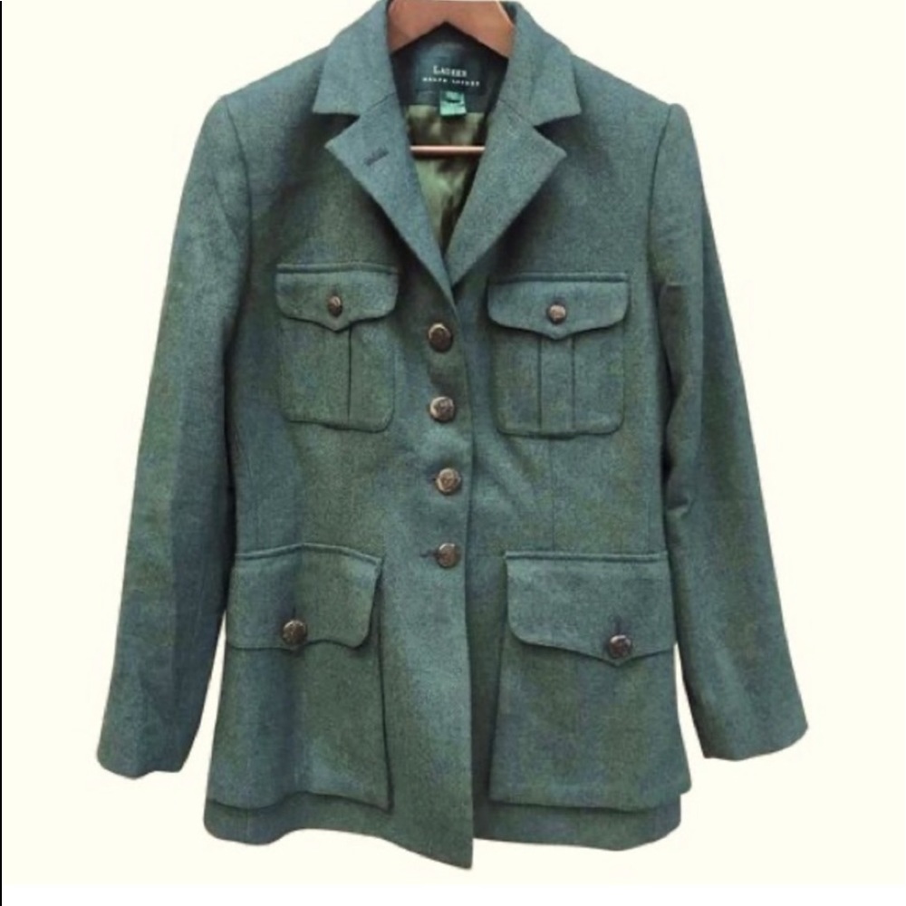 Vintage Lauren Ralph Lauren Equestrian Blazer Wool